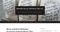 Desktop Screenshot of beaverfallscoffeeandtea.com